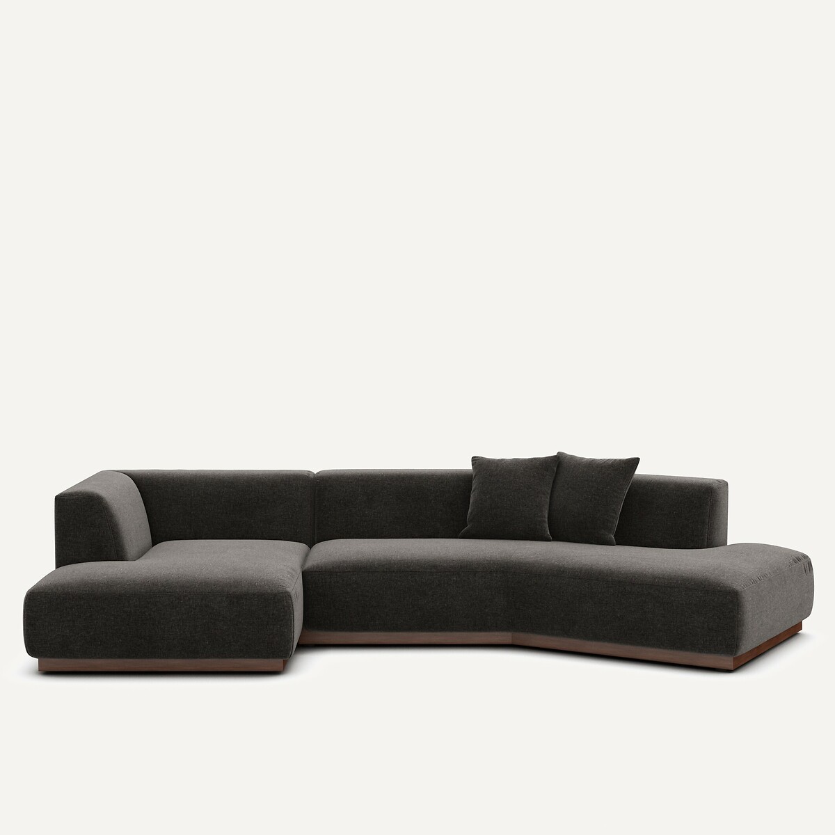 AM.PM Open hoekbank in chenille fluweel, Jacopo