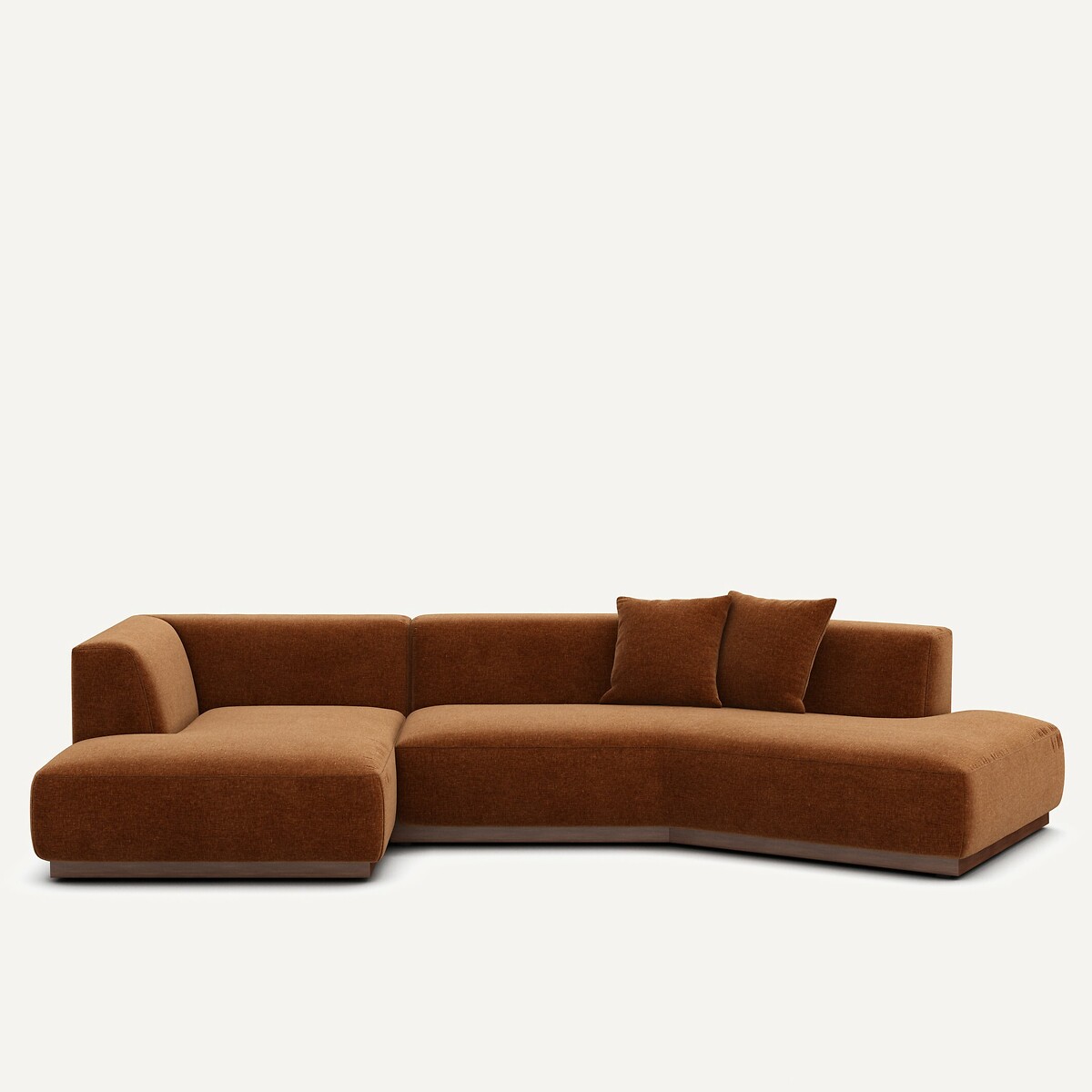 AM.PM Open hoekbank in chenille fluweel, Jacopo