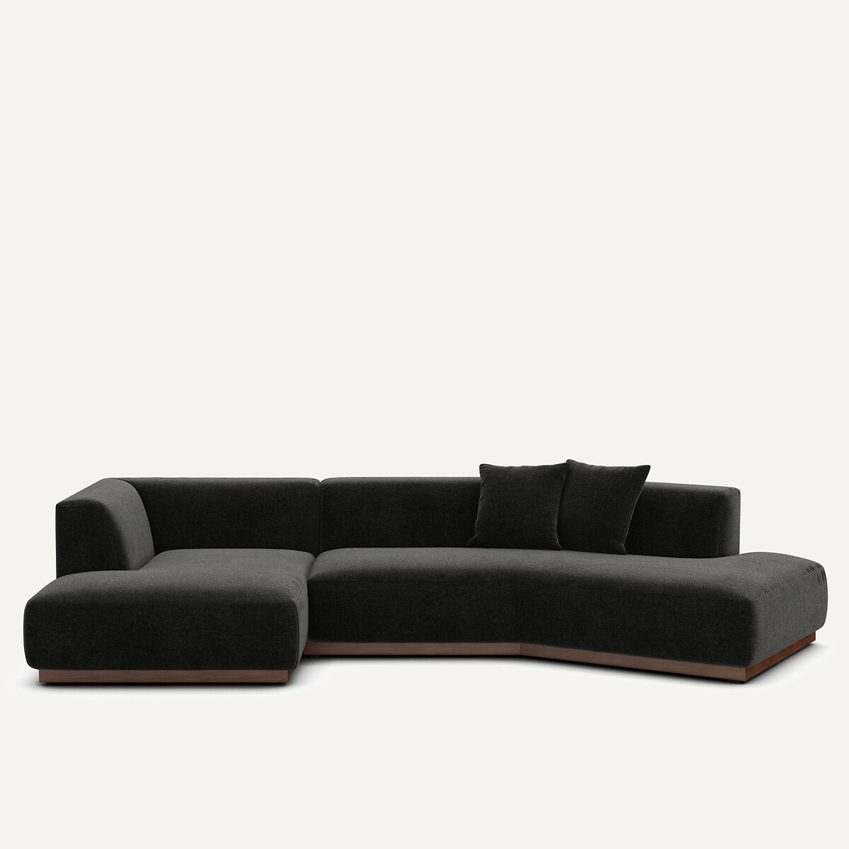 AM.PM Open hoekbank in chenille fluweel, Jacopo