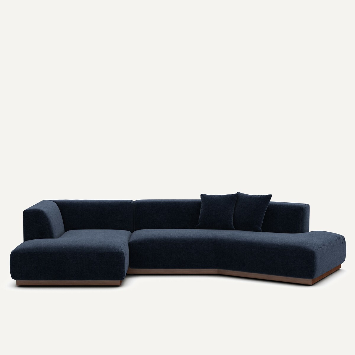 AM.PM Open hoekbank in chenille fluweel, Jacopo
