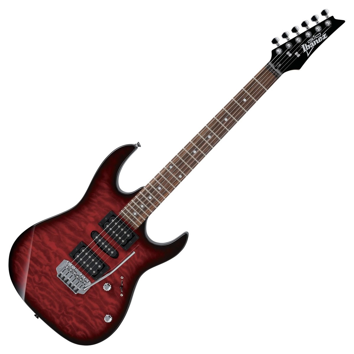 Ibanez GRX70QA GIO Transparent Red Burst - Nearly New
