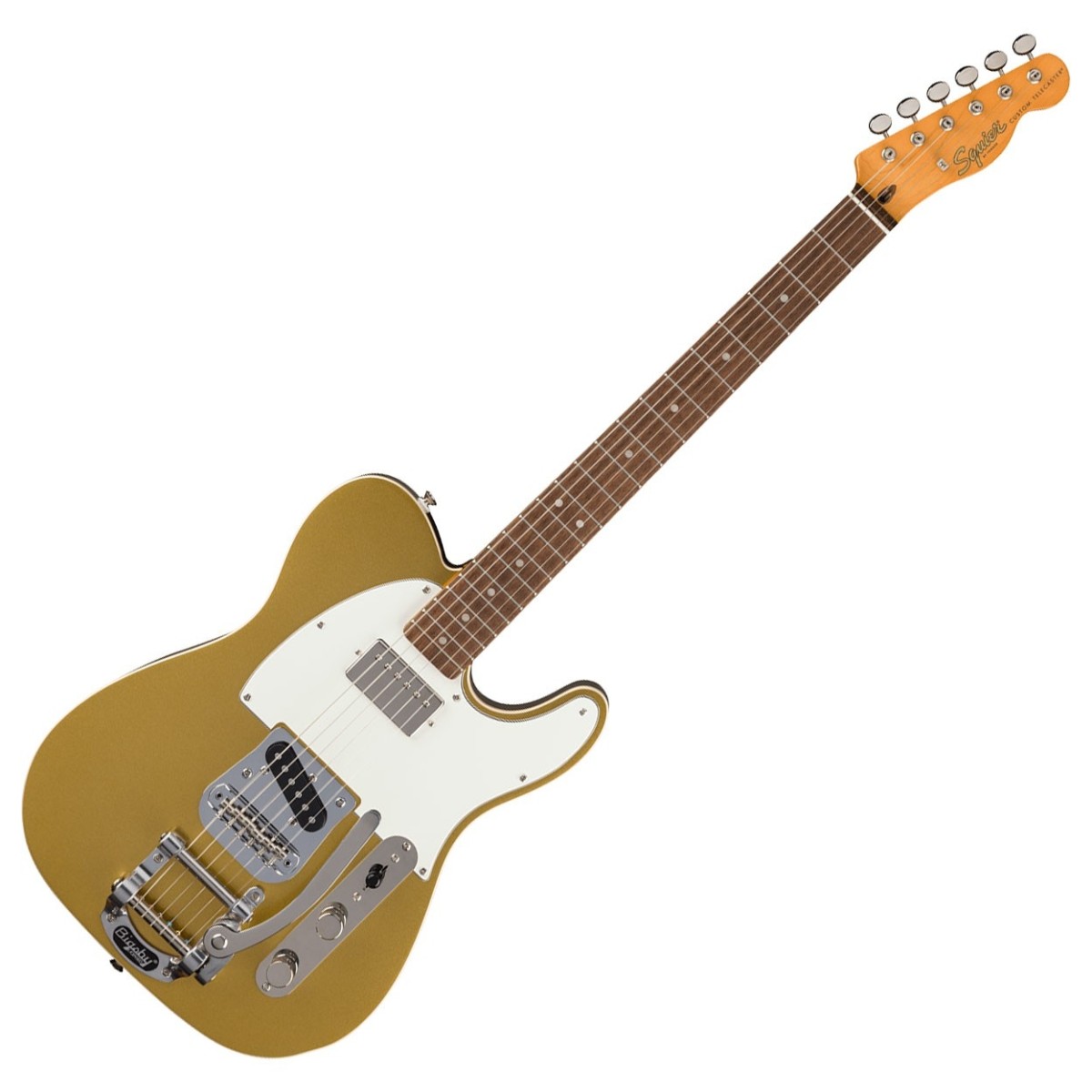 Squier Classic Vibe 60s Custom Telecaster SH with Bigsby Aztec Gold