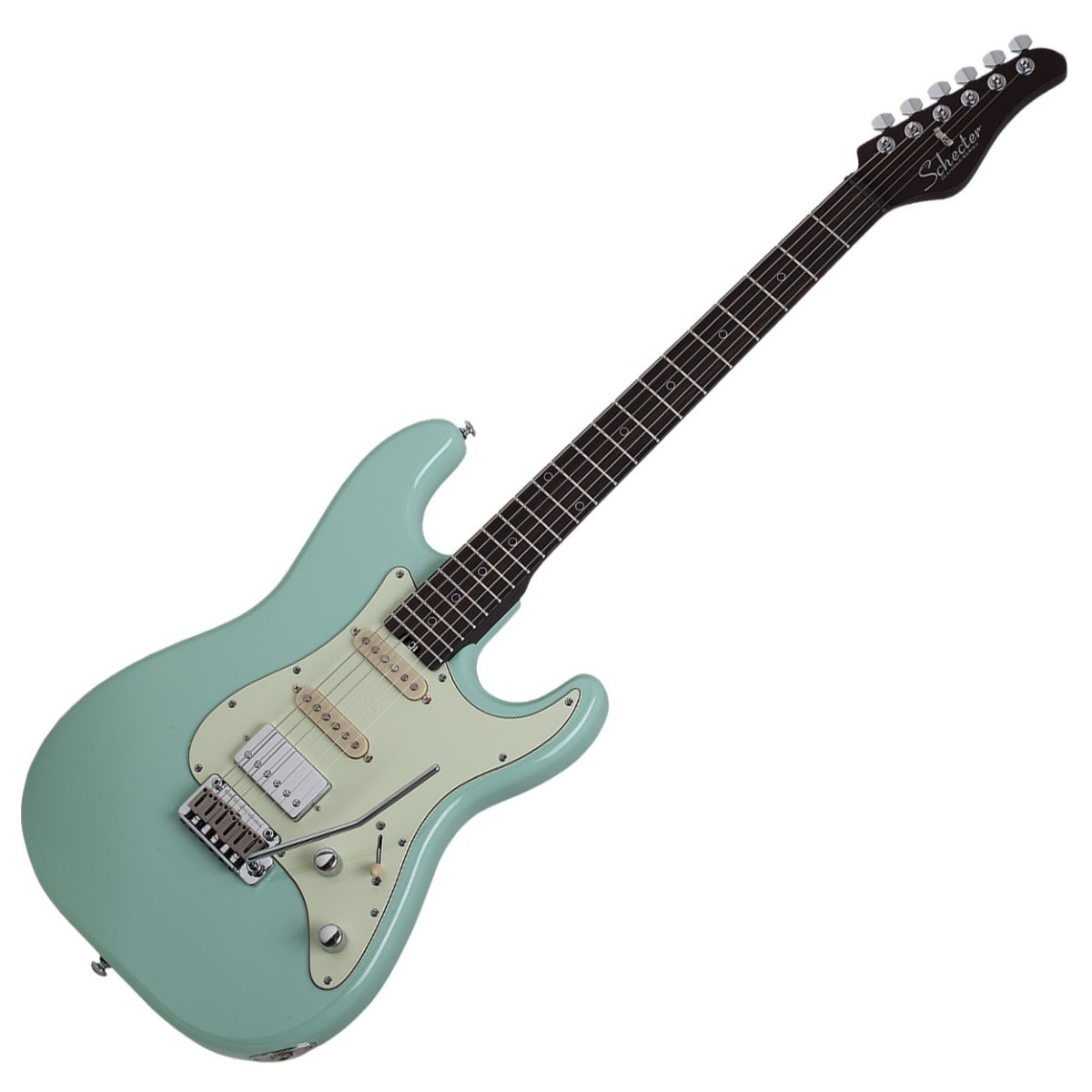 Schecter Nick Johnston Traditional 10th Anniversary HSS Atomic Green