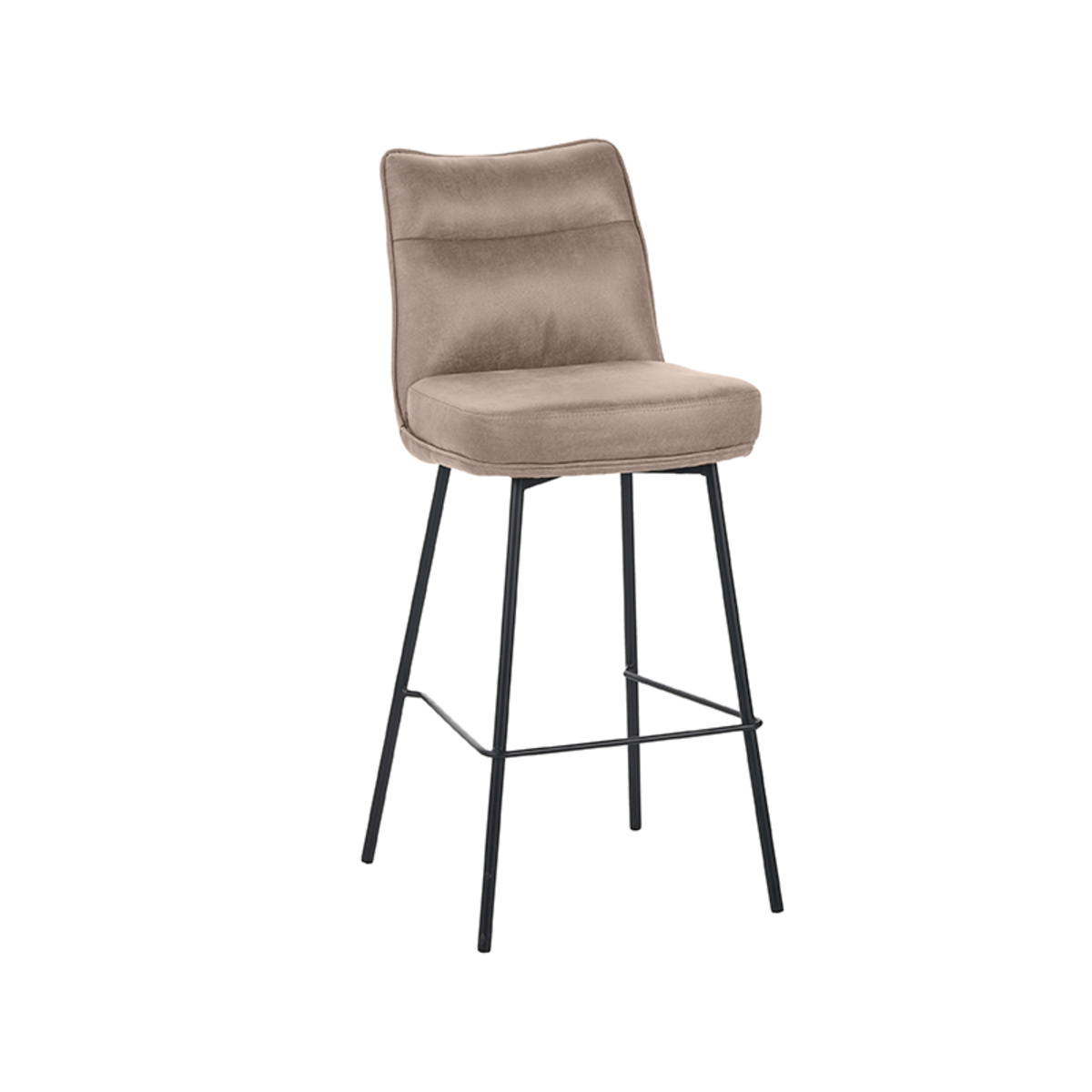 Het Steigerhouthuis LABEL51 Eetkamerstoel Lennon - Taupe - Micro Suede