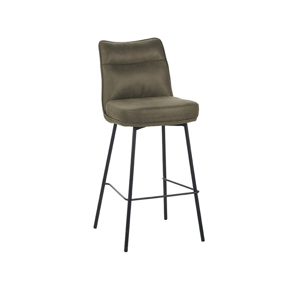Het Steigerhouthuis LABEL51 Eetkamerstoel Lennon - Moss - Micro Suede