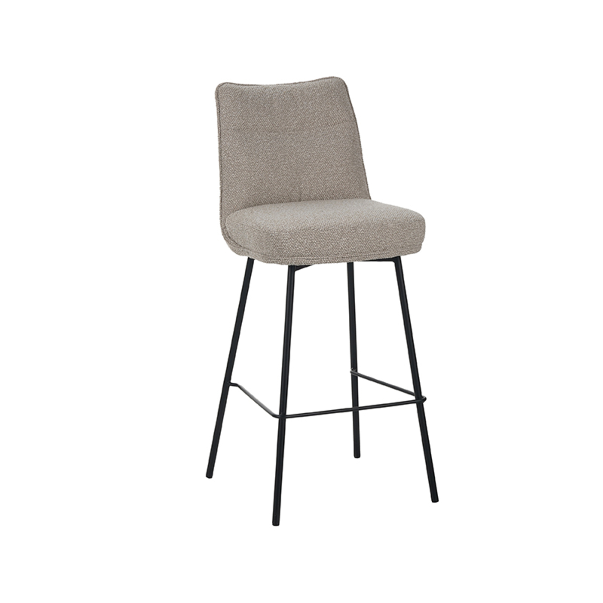 Het Steigerhouthuis LABEL51 Barkruk Lennon - Naturel - Boucle