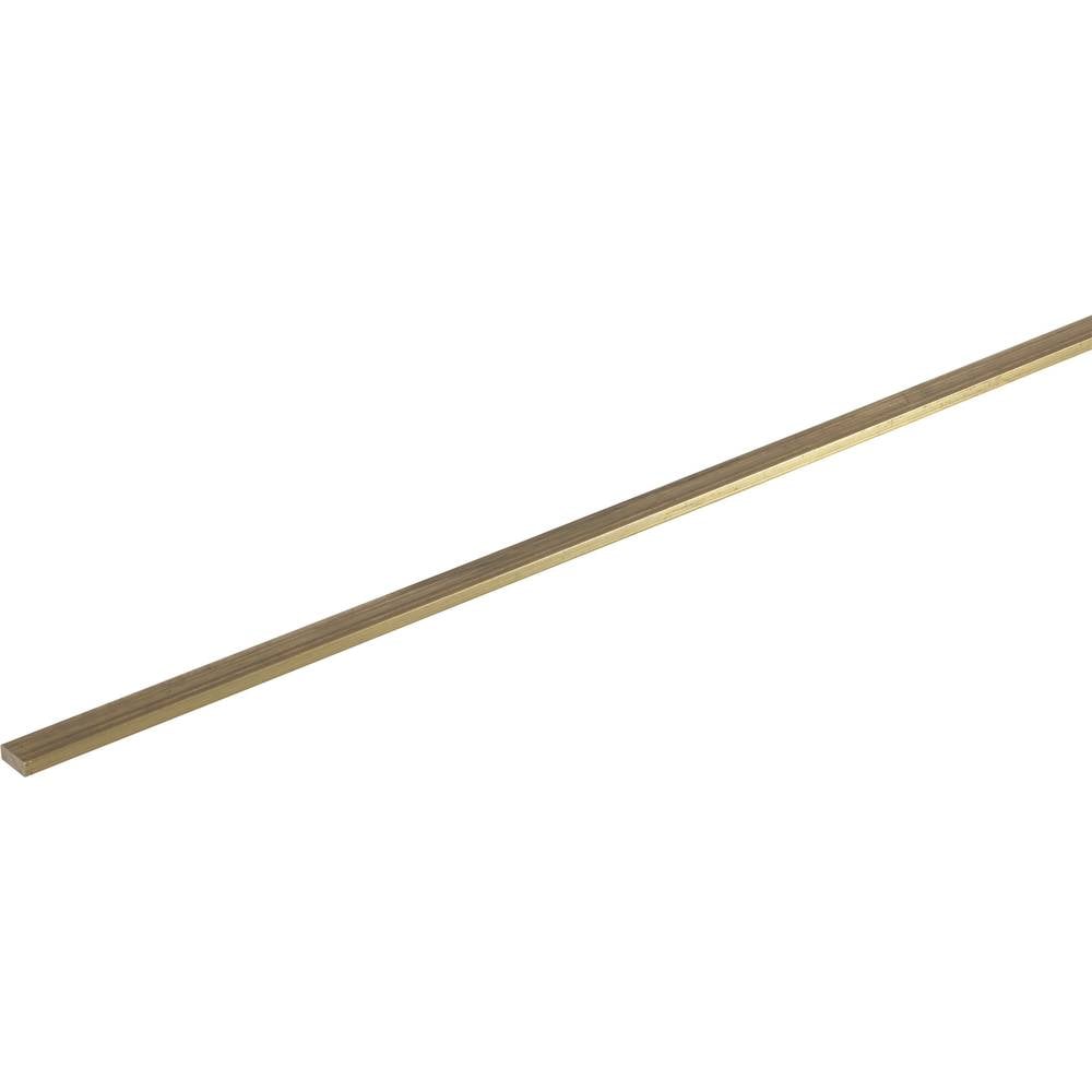 Reely Messing Plat Profiel (l x b x h) 500 x 15 x 4 mm 1 stuk(s)