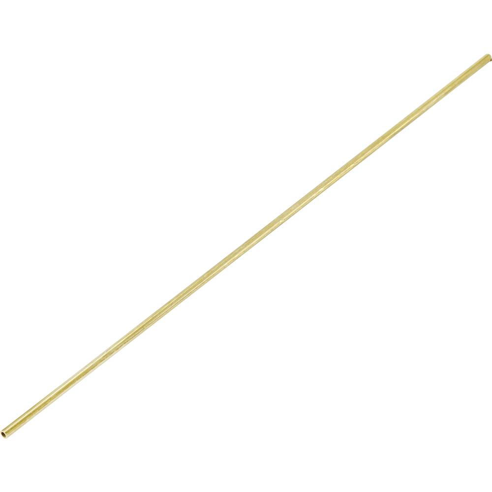 Reely Messing Buis Staaf (Ø x l) 4 mm x 500 mm Binnendiameter: 3.0 mm 1 stuk(s)