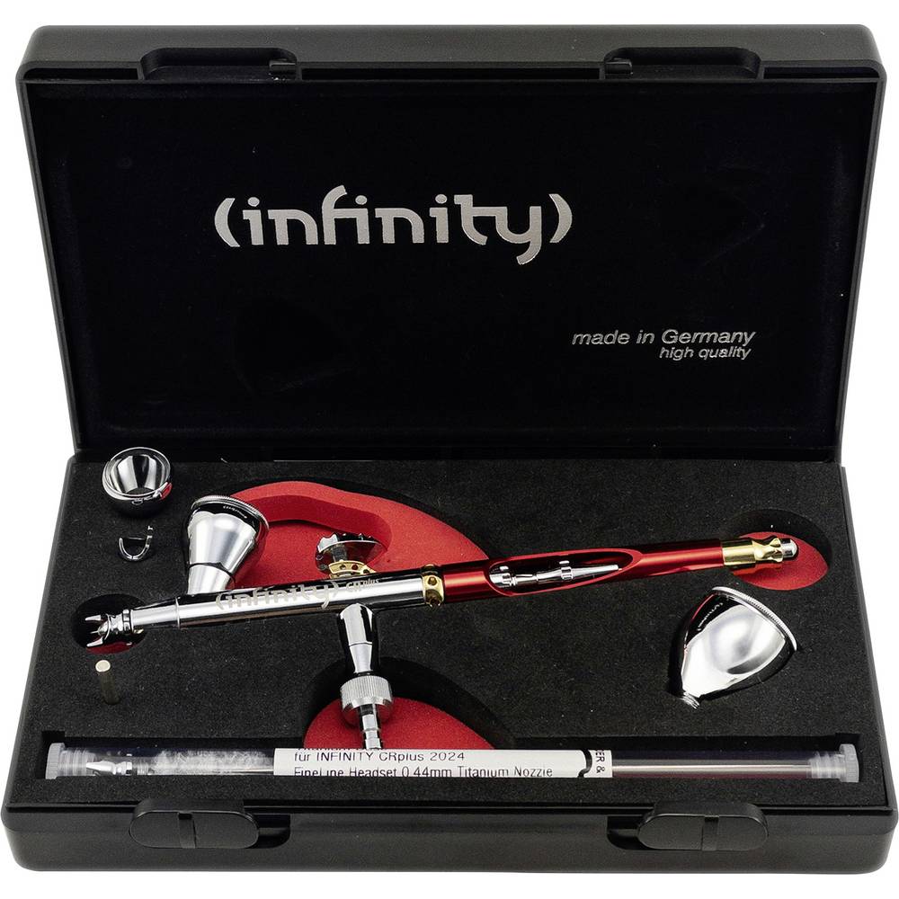 Harder & Steenbeck Infinity 2024 CRplus Double action Airbrush pistool Mondstuk-Ø 0.25 u. 0.44 mm