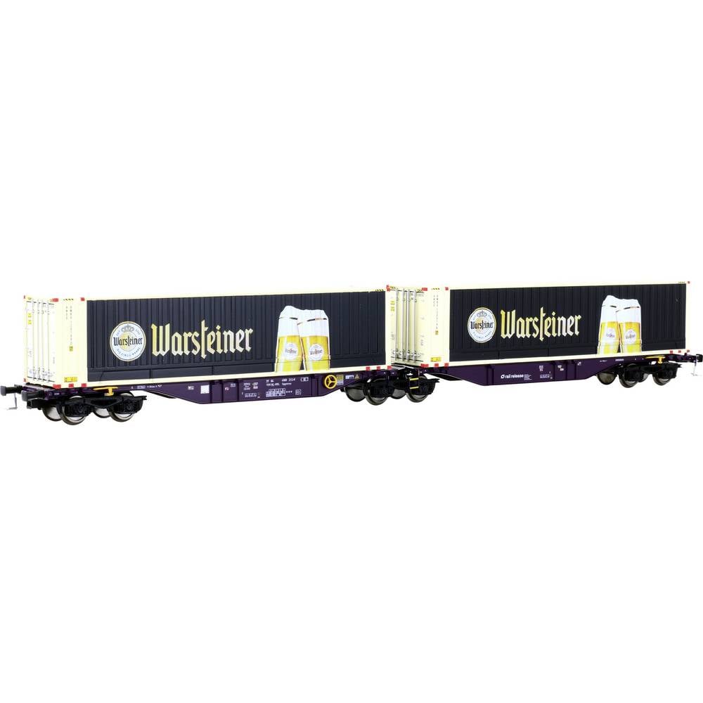 Mehano 28399 HO containerwagen Sgmrss90 Warsteiner van RailRelease