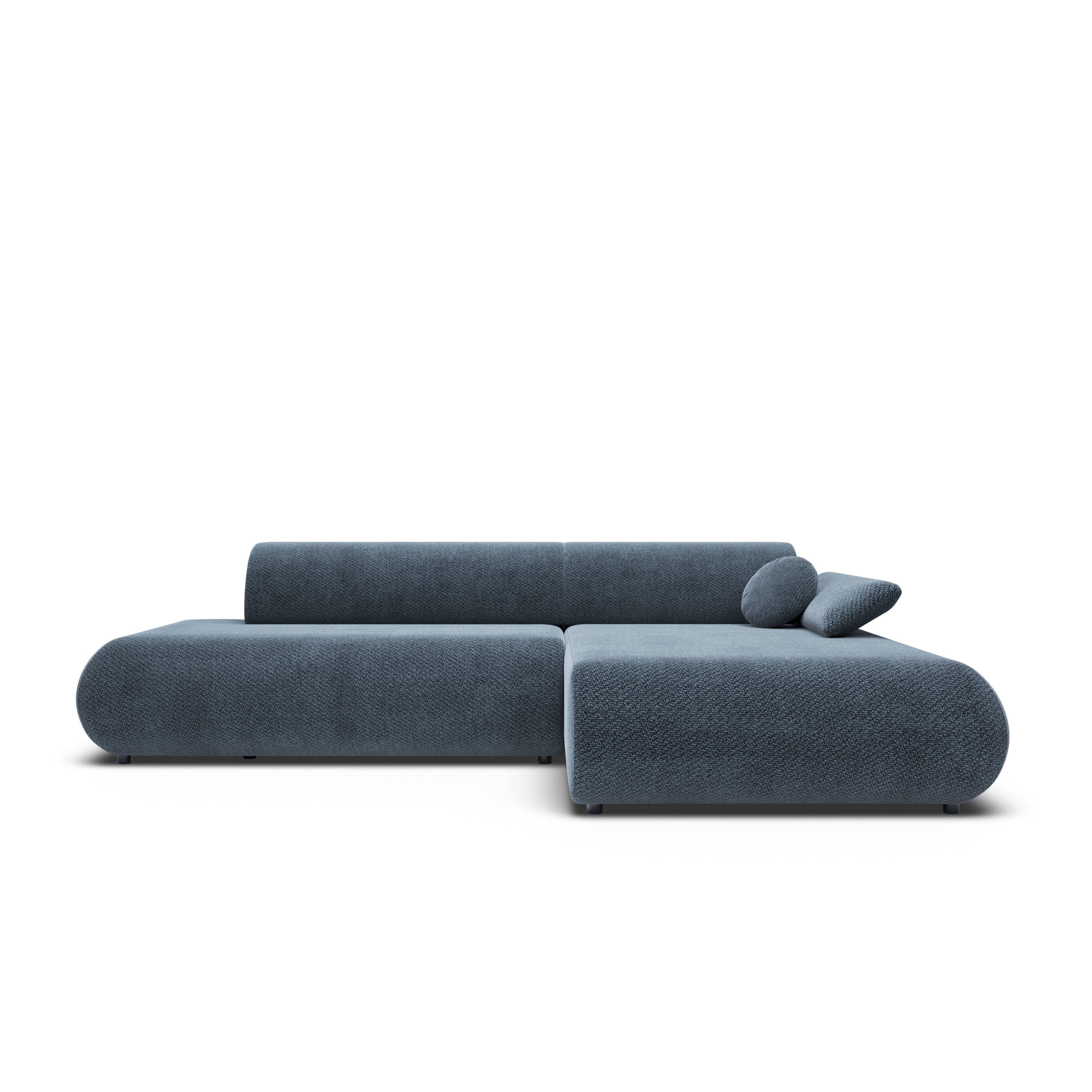 NADUVI Collection Hoekbank PURO met slaapfunctie rechts chenille | 