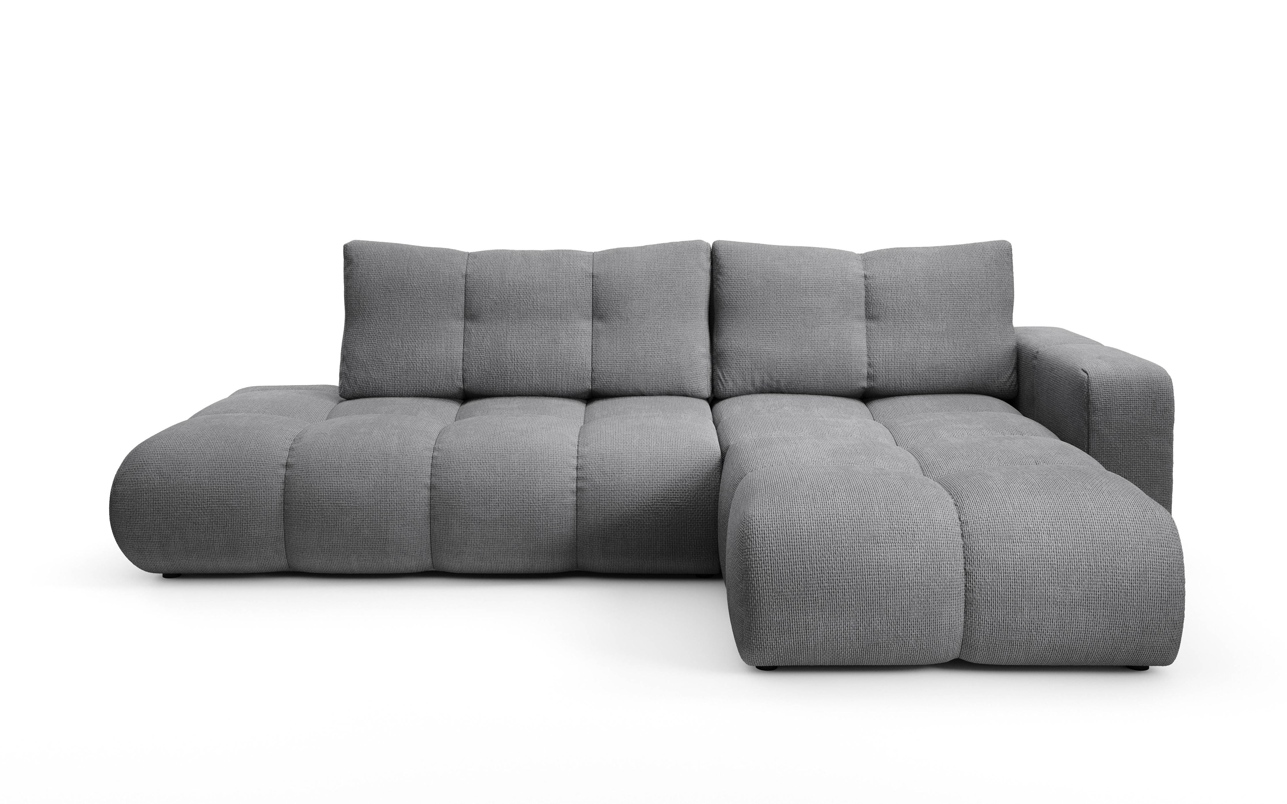 NADUVI Collection Hoekbank SOLA met slaapfunctie rechts chenille | 