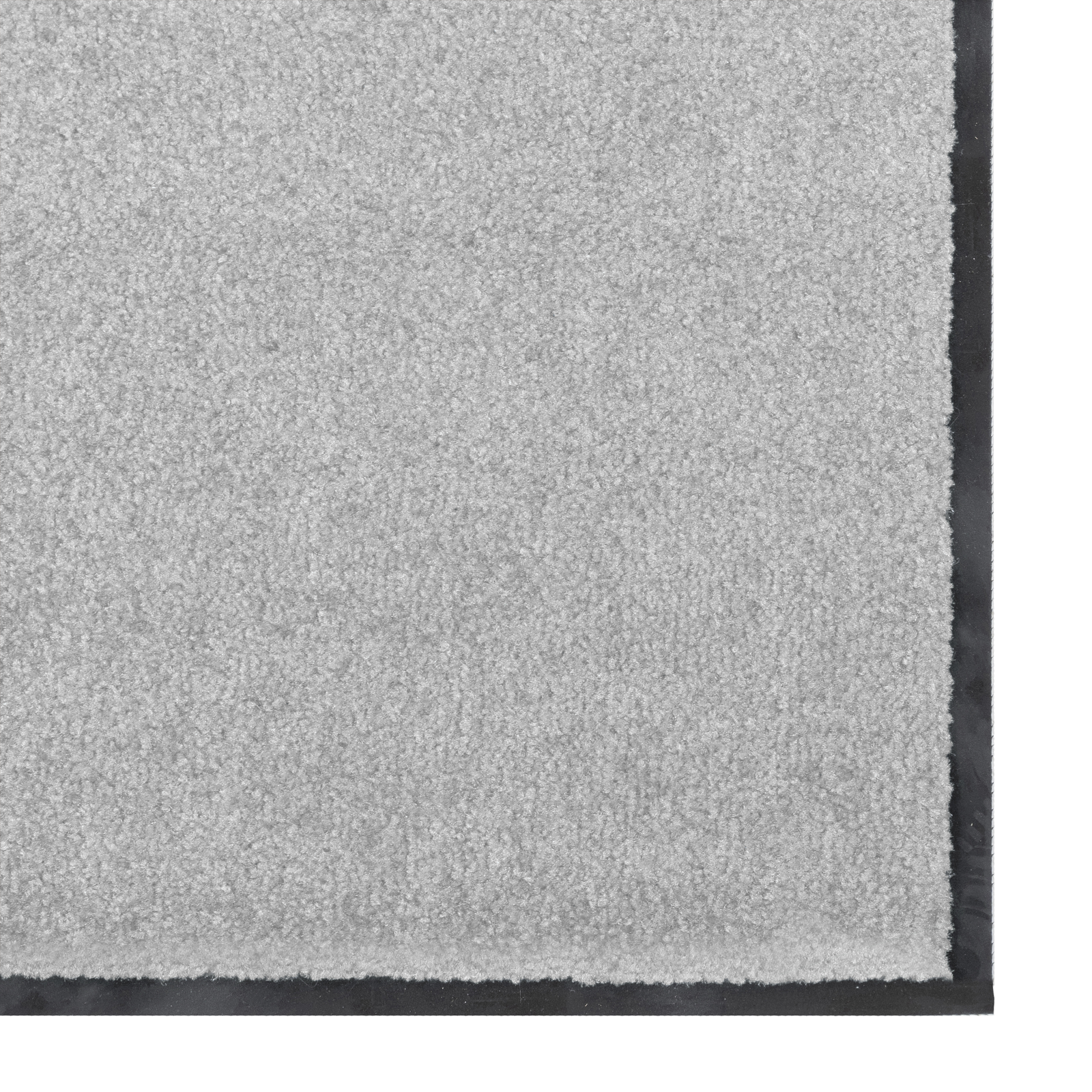 vidaXL Deurmat rechthoekig 90x150 cm grijs