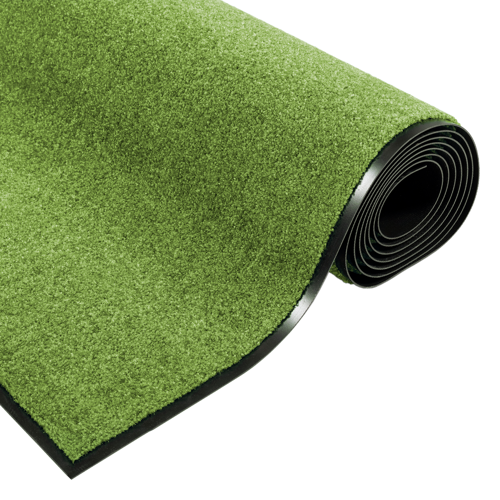 vidaXL Deurmat wasbaar 120x300 cm groen