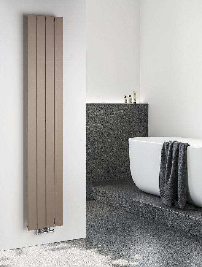 Sapho Colonna badkamer radiator sandstone 29.8x180cm
