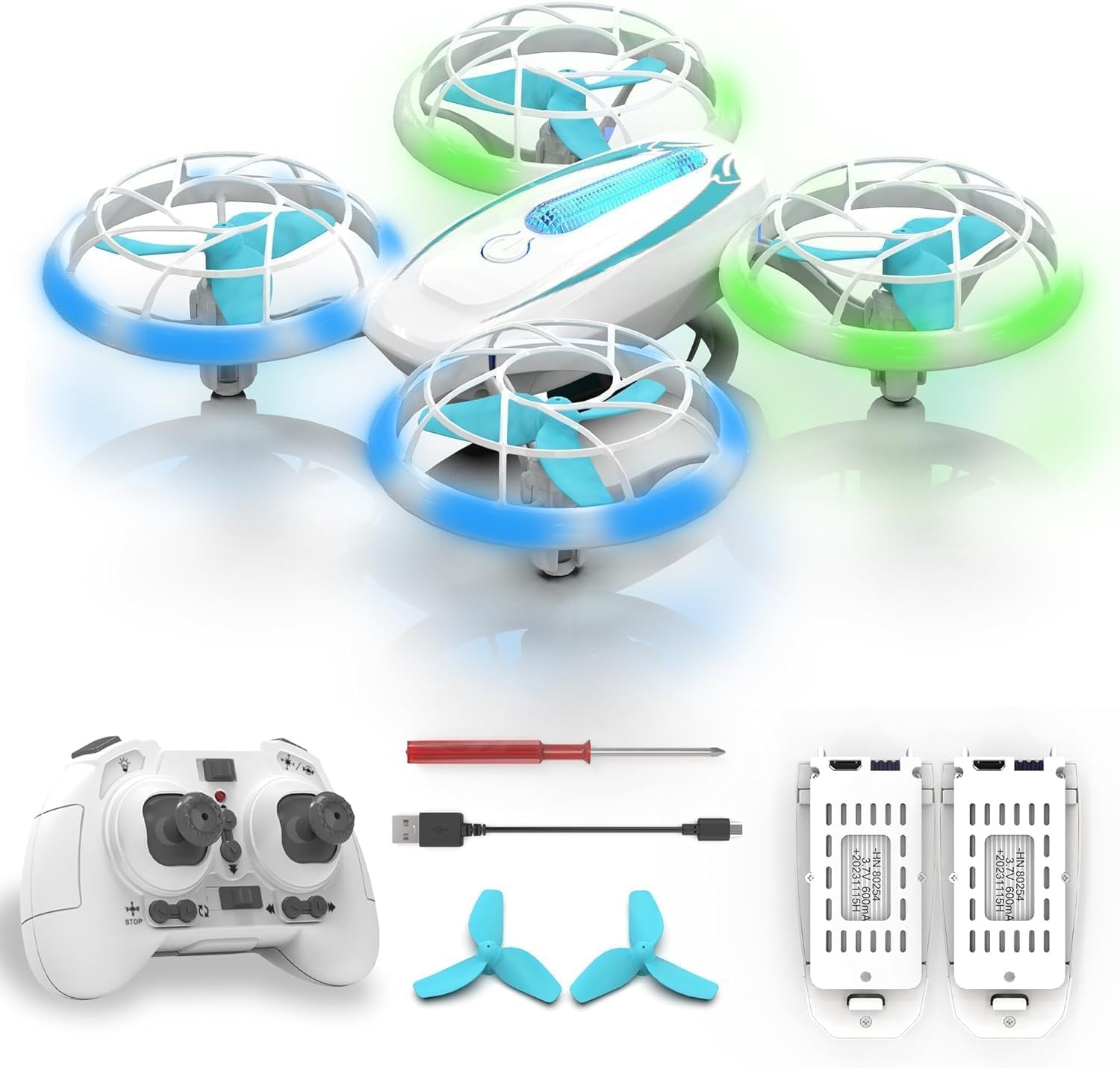 Wipkviey mini drone met propeller bescherming