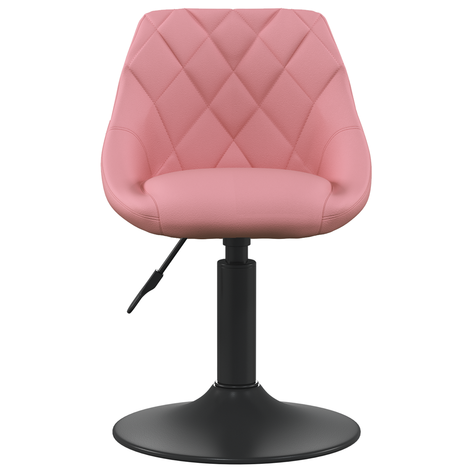 vidaXL Barkruk Roze 46x44x(62,5-77,5) cm Velvet