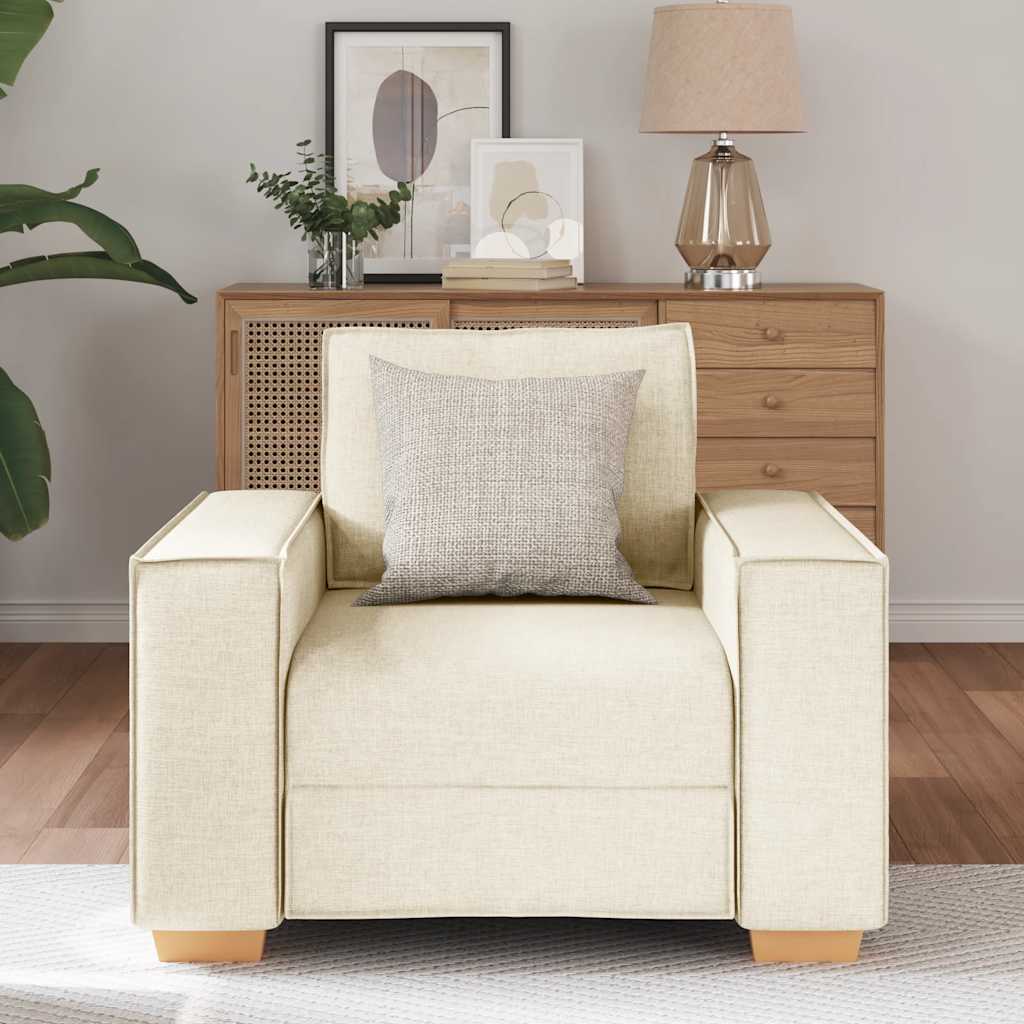 vidaXL Sofa Stoel Linnen 60 cm