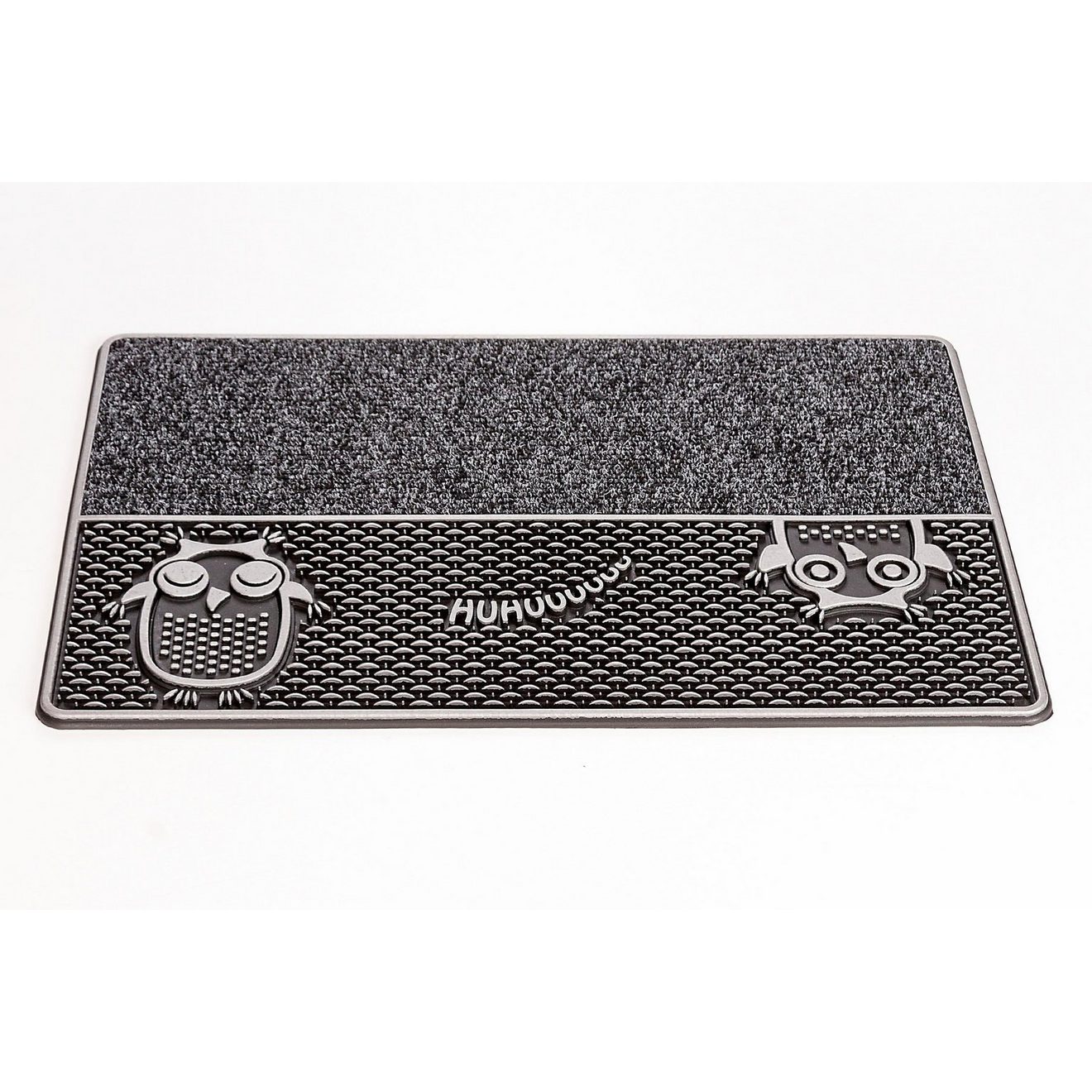 Home2Fashion Mat DC Clean Eulen Vuilafstotende mat, motief uil, robuust, geschikt voor binnen en buiten