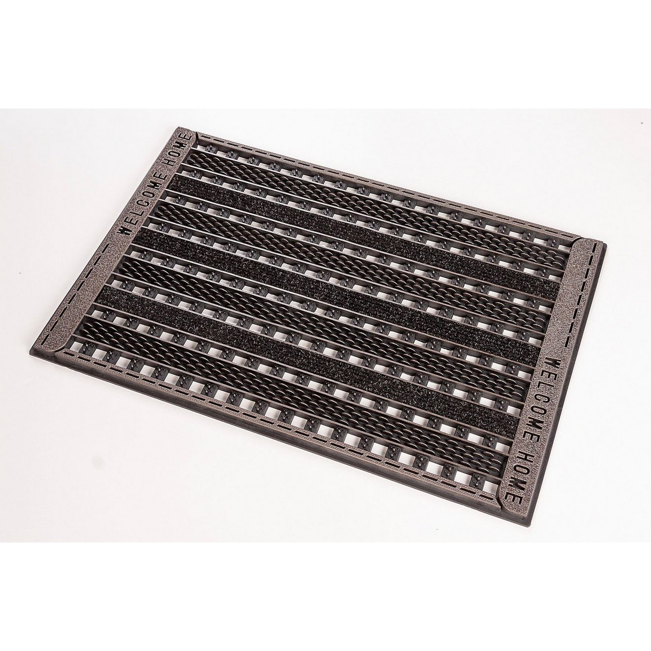 Home2Fashion Mat GC Clean Griddie Vuilafstotende mat, met tekst, robuust, geschikt voor binnen en buiten