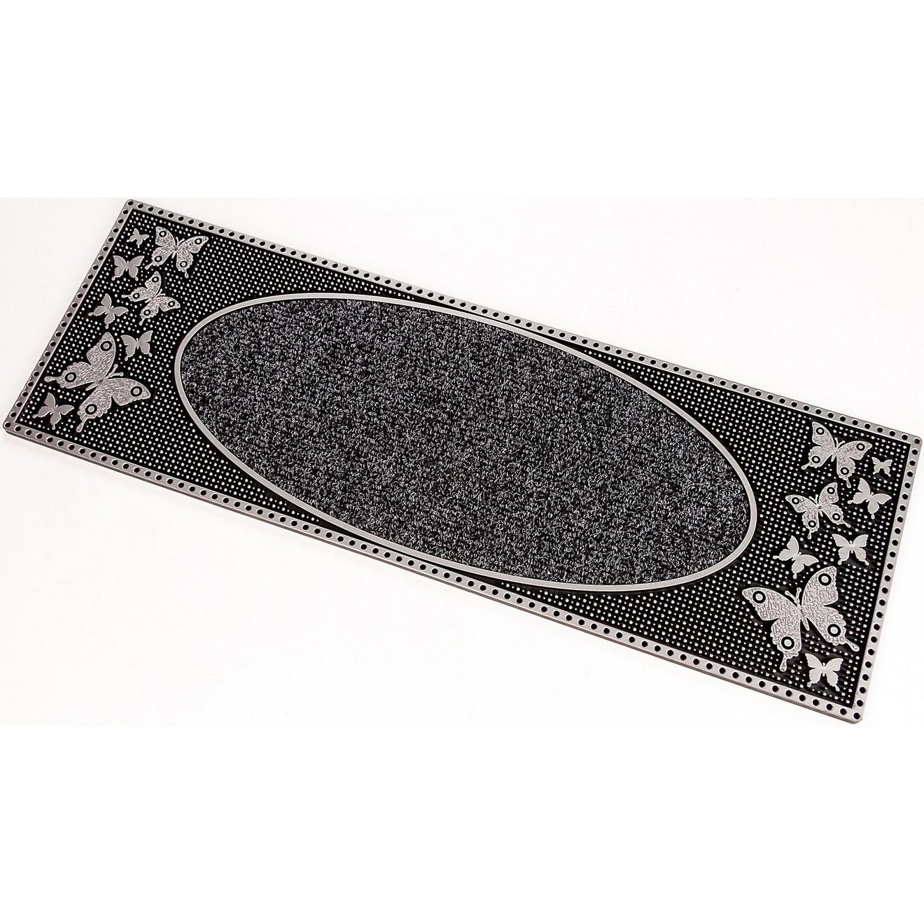 Home2Fashion Mat CC Clean Apollo smalle vuilopvangmat, robuust, geschikt voor binnen- en buitengebruik
