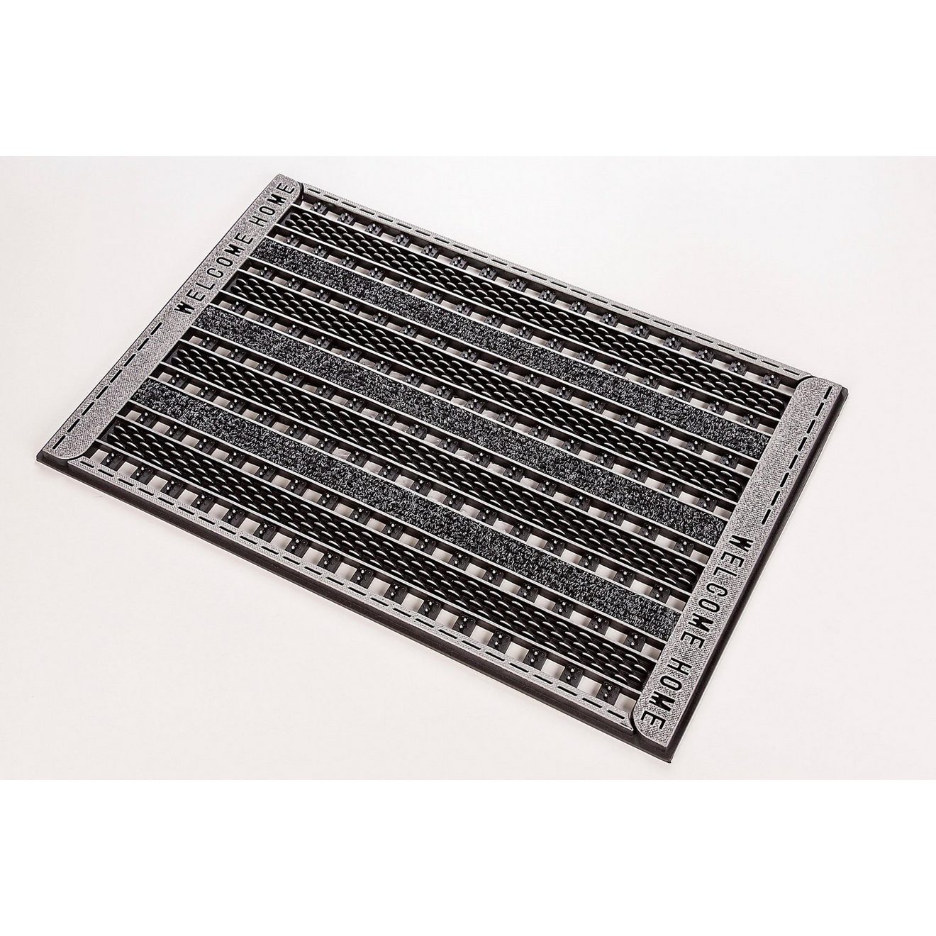 Home2Fashion Mat GC Clean Griddie Vuilafstotende mat, met tekst, robuust, geschikt voor binnen en buiten