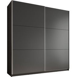 Meubella Kledingkast Azrael - Grijs - 200 cm