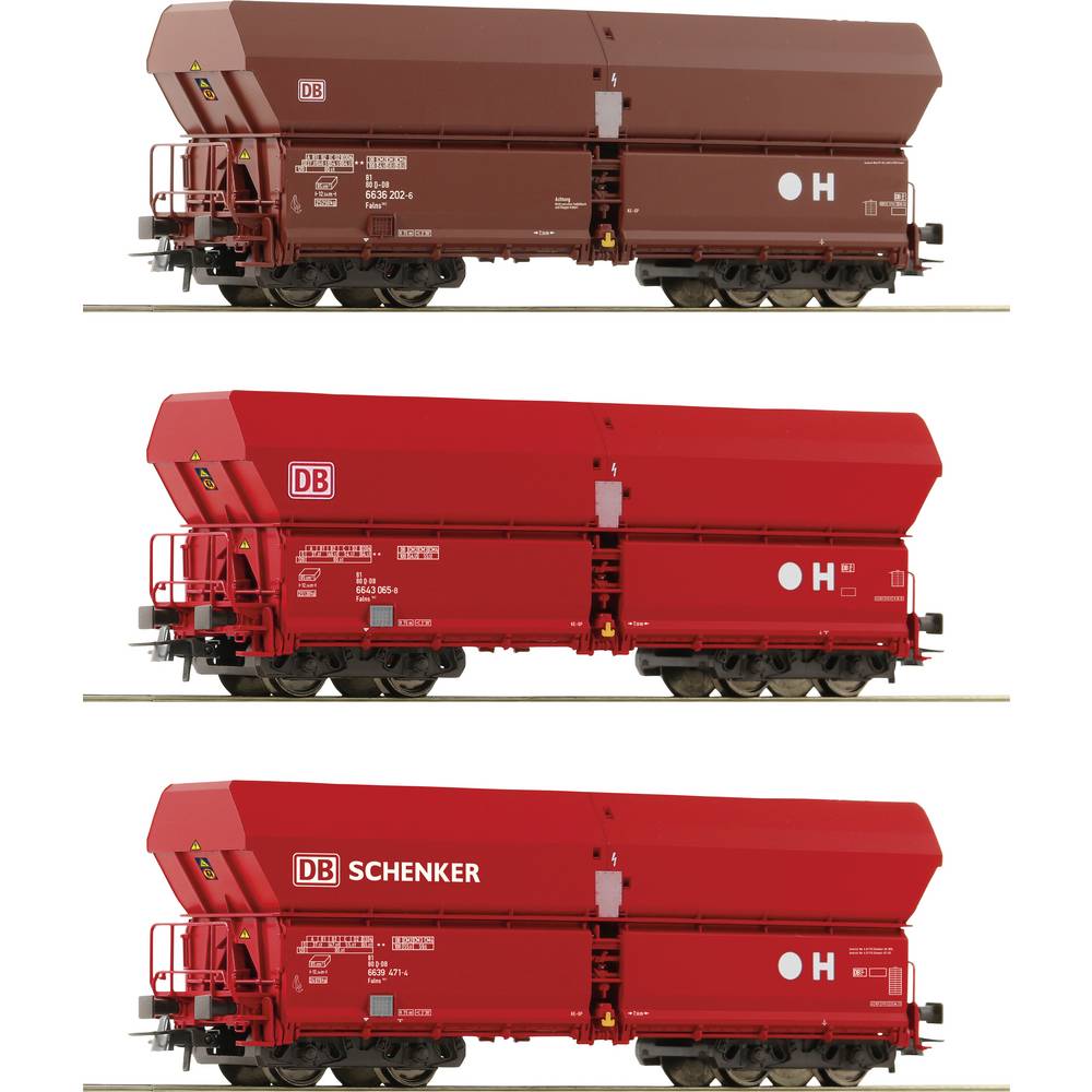 Roco 6600135 H0 3 zelflossers van de DB AG
