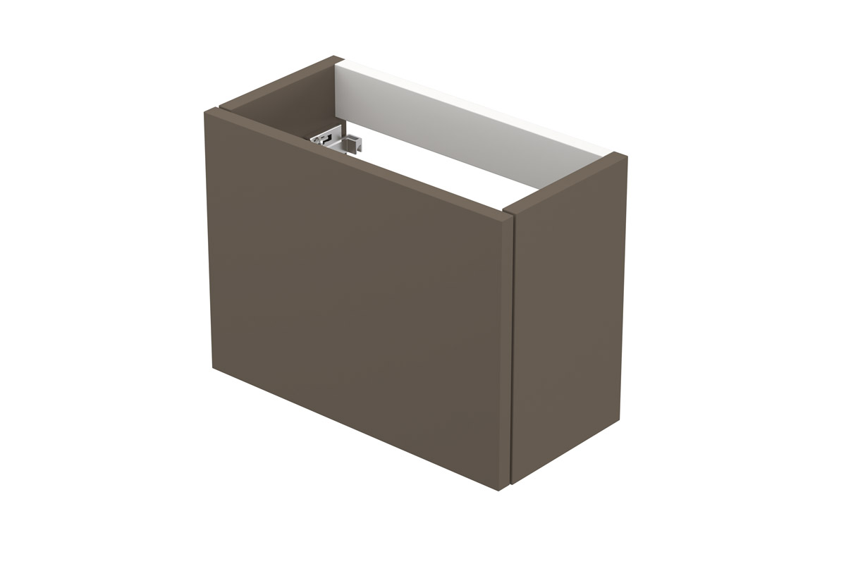 INK Versus Fontein onderkast greeploos gelakt universeel 360x180x270 Mat taupe 1222025