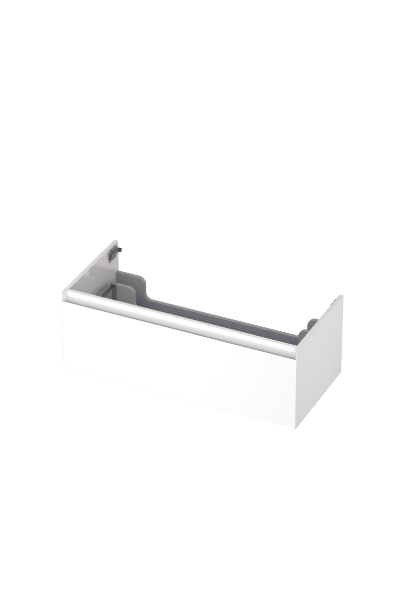 INK Onderkast  1 lade greeploos gelakt 45gr 100 cm x 45 cm x 35 cm Hoogglans wit 1240132
