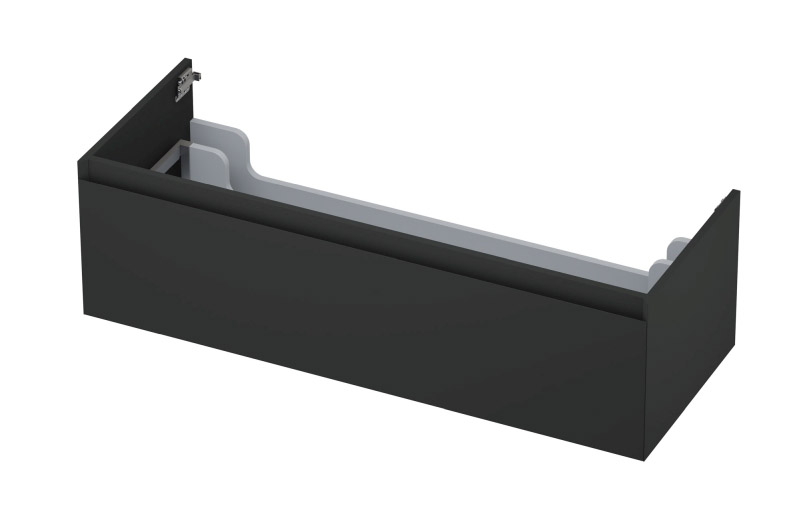 INK Onderkast  1 lade greeploos gelakt 45gr 120 cm x 45 cm x 35 cm Mat antraciet 1240141