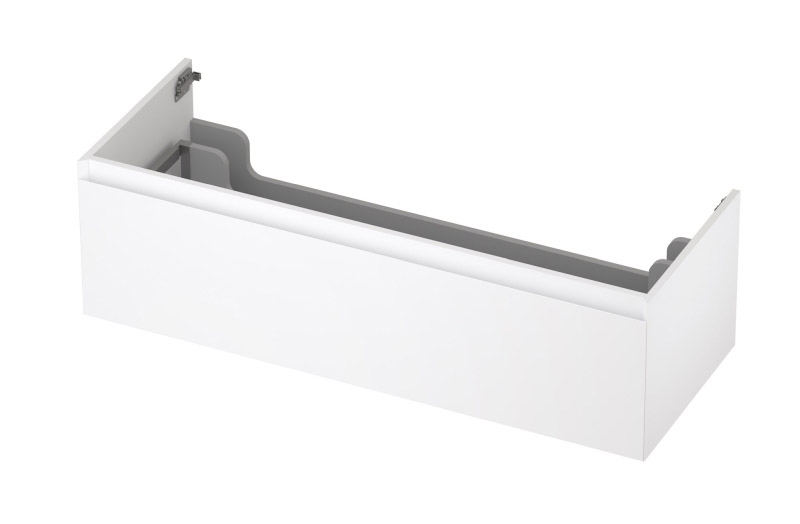 INK Onderkast  1 lade greeploos gelakt 45gr 120 cm x 45 cm x 35 cm Mat wit 1240140