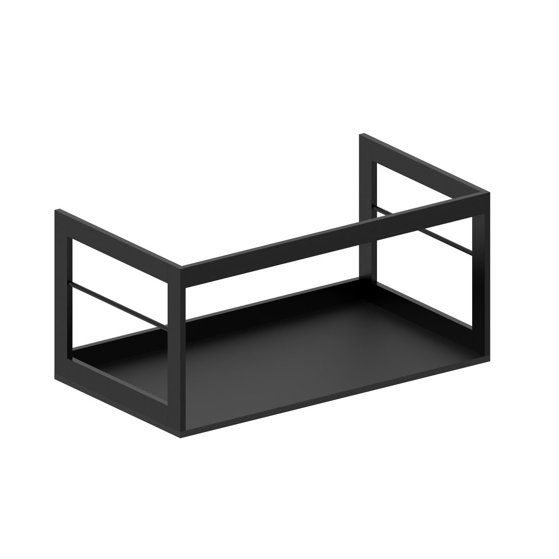 Sapho Wastafel Frame  Pura 82x46 cm Mat Zwart