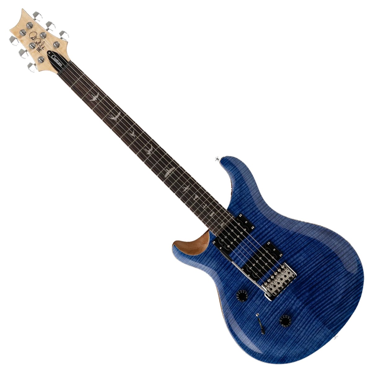 Paul Reed Smith PRS SE Custom 24 Linkshandige Violin Top Carve Faded Blue