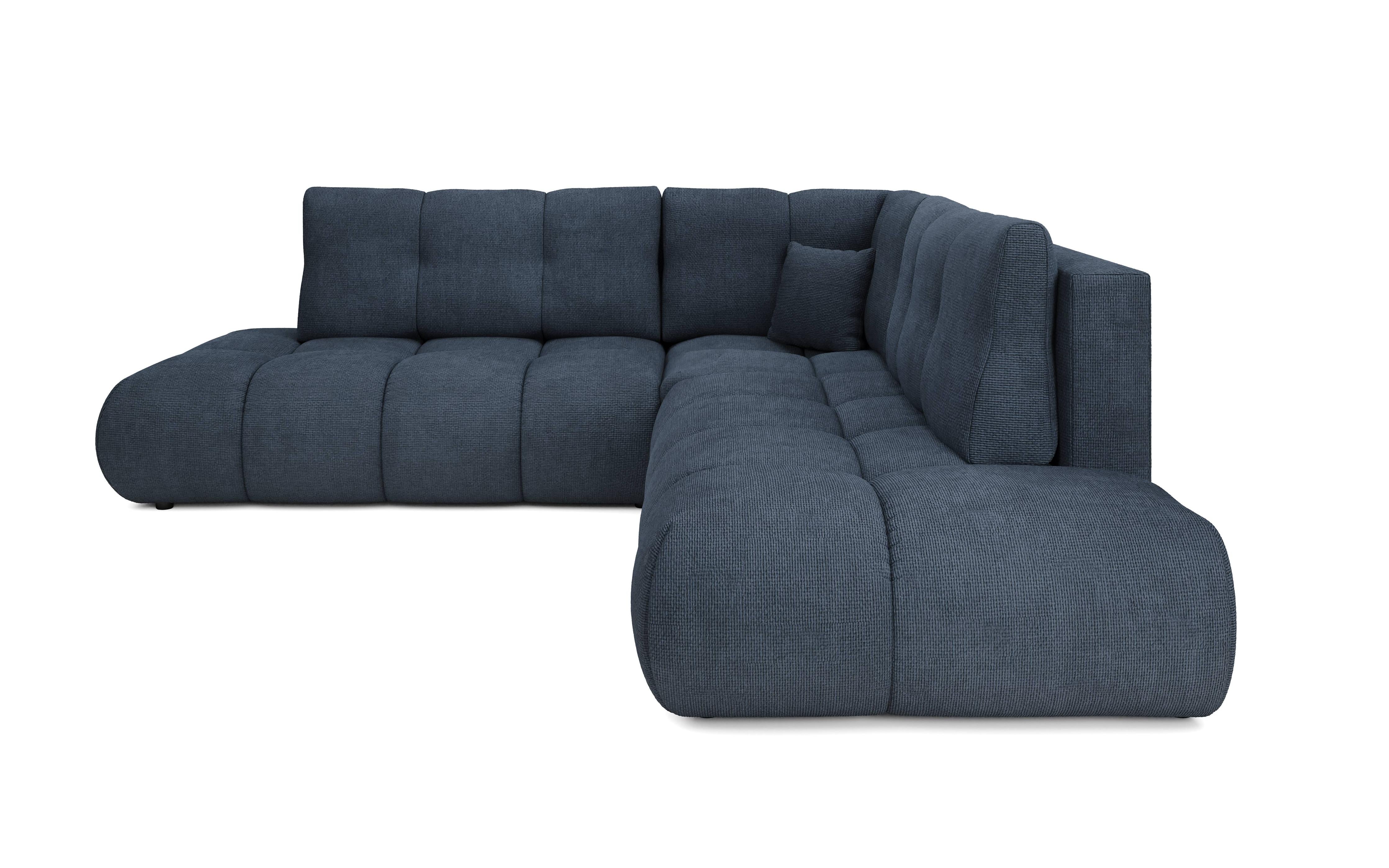 NADUVI Collection Hoekbank SOLA symmetrisch met slaapfunctie chenille | 