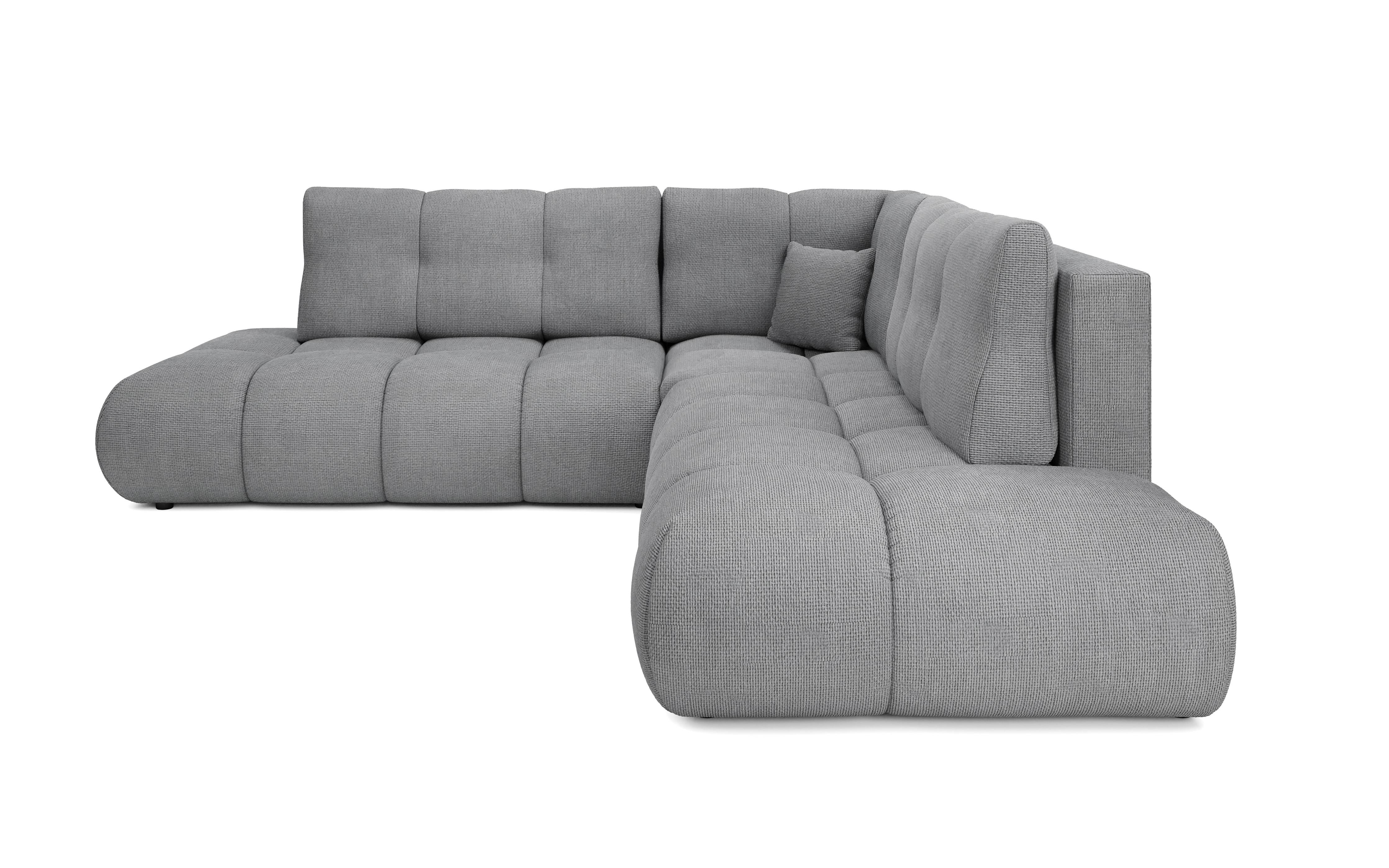 NADUVI Collection Hoekbank SOLA symmetrisch met slaapfunctie chenille | 