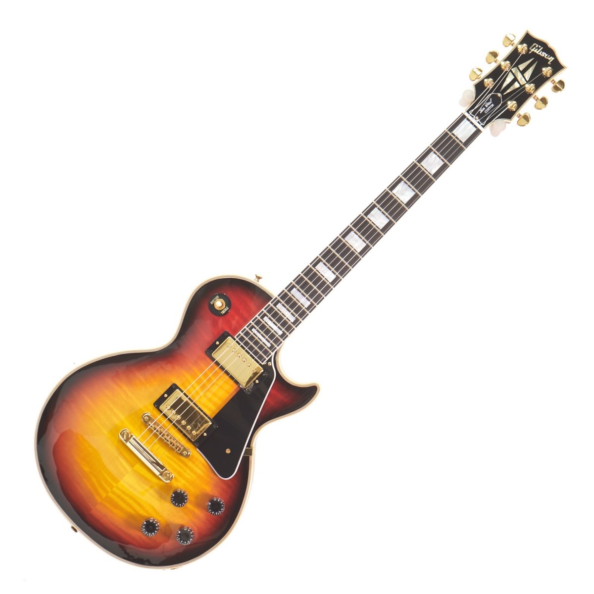 Gibson Custom Shop Gibson Custom Made 2 Measure Les Paul Custom Figured Tri Burst - Ex Demo