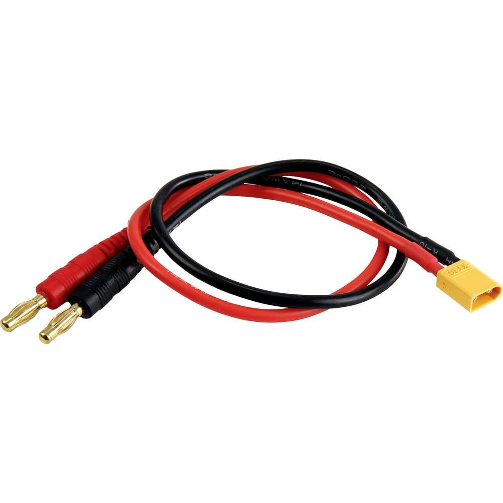 Amewi Laadkabel [1x Bananenstekker 4 mm - 1x XT30-stekker] 30 cm 28230