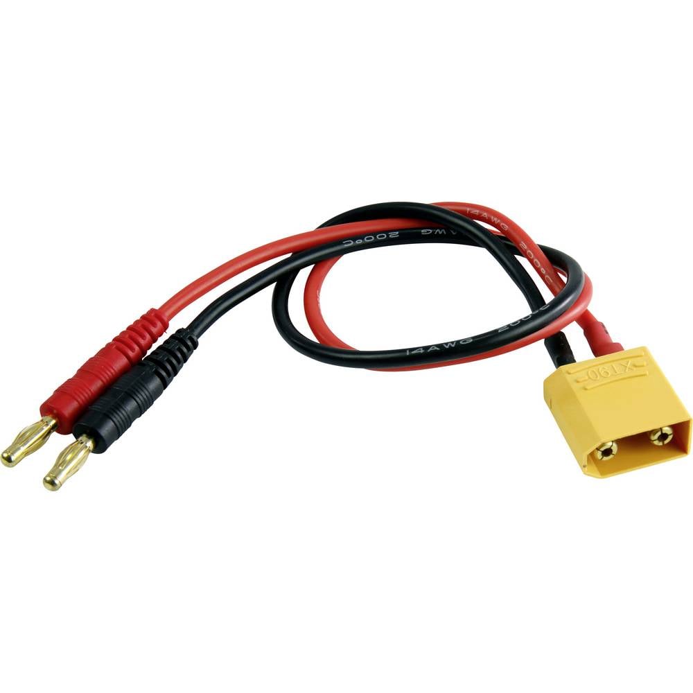 Amewi Laadkabel [1x Bananenstekker 4 mm - 1x XT90] 30 cm 28232