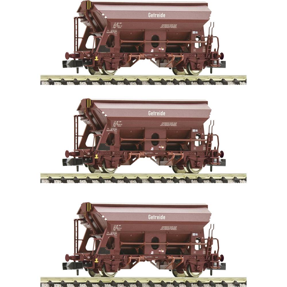 Fleischmann 6660071 N 3-delige set: Zwenkdakwagen van de DR