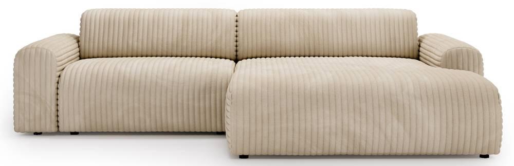 NADUVI Collection Hoekbank Fasole rechts ribstof | 
