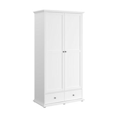 Parisot Kledingkast Margaux - wit - 202x104x53 cm