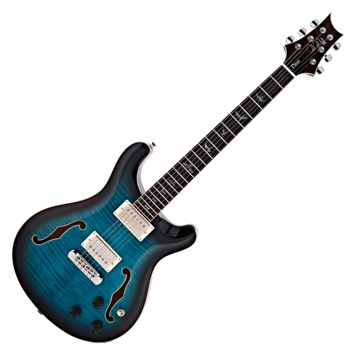 Paul Reed Smith PRS SE Hollowbody II Piezo Peacock Blue Smokeburst
