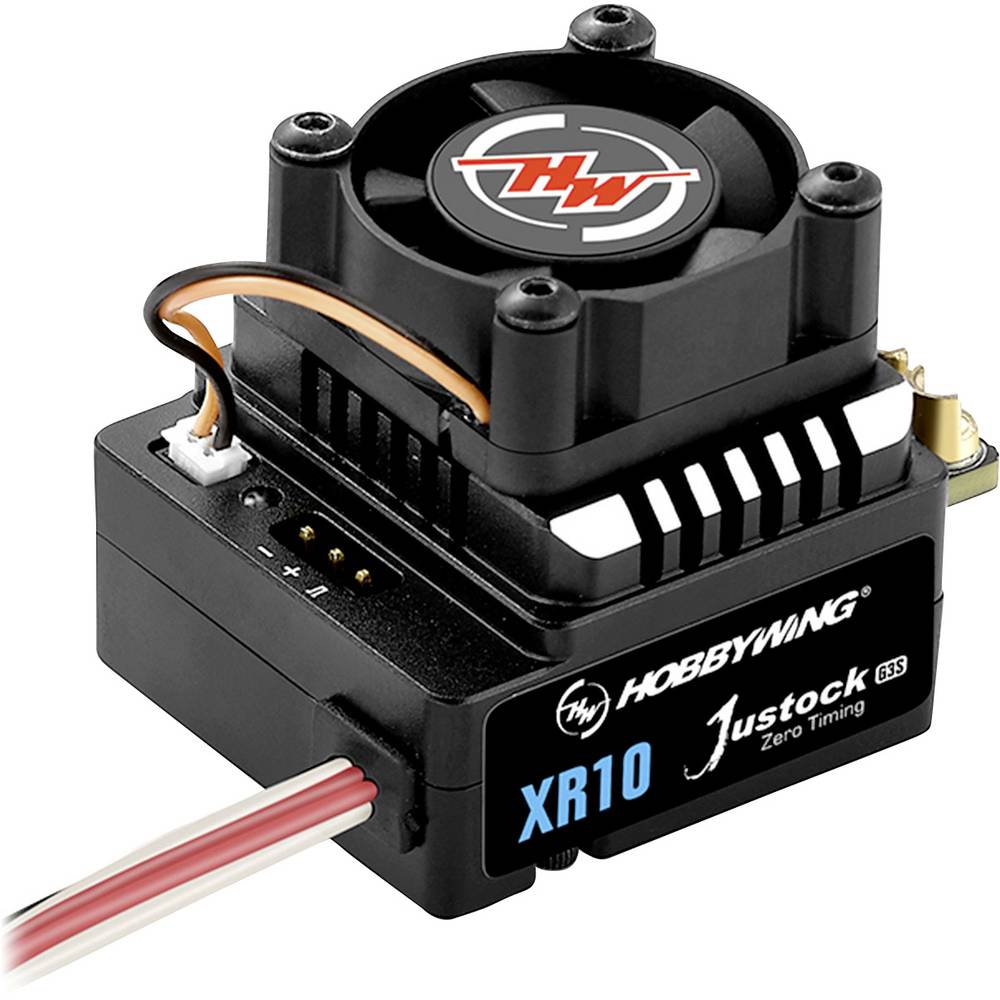 Hobbywing Xerun XR10 Justock G3S Brushless rijregelaar voor RC auto Belastbaarheid (max.): 380 A Motorlimiet (turns): 3650