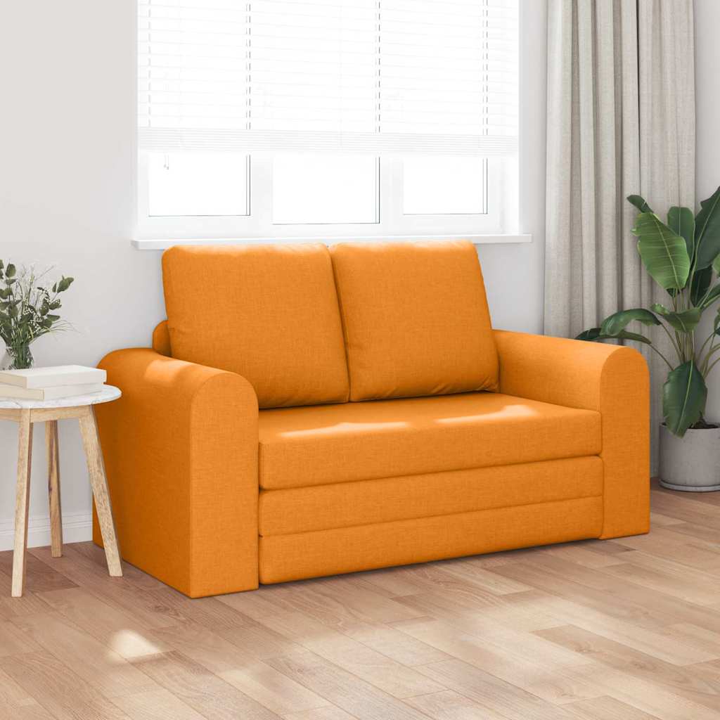 vidaXL Vloerlamp Bed 2-in-1 Donge Geel 148x71x83 cm