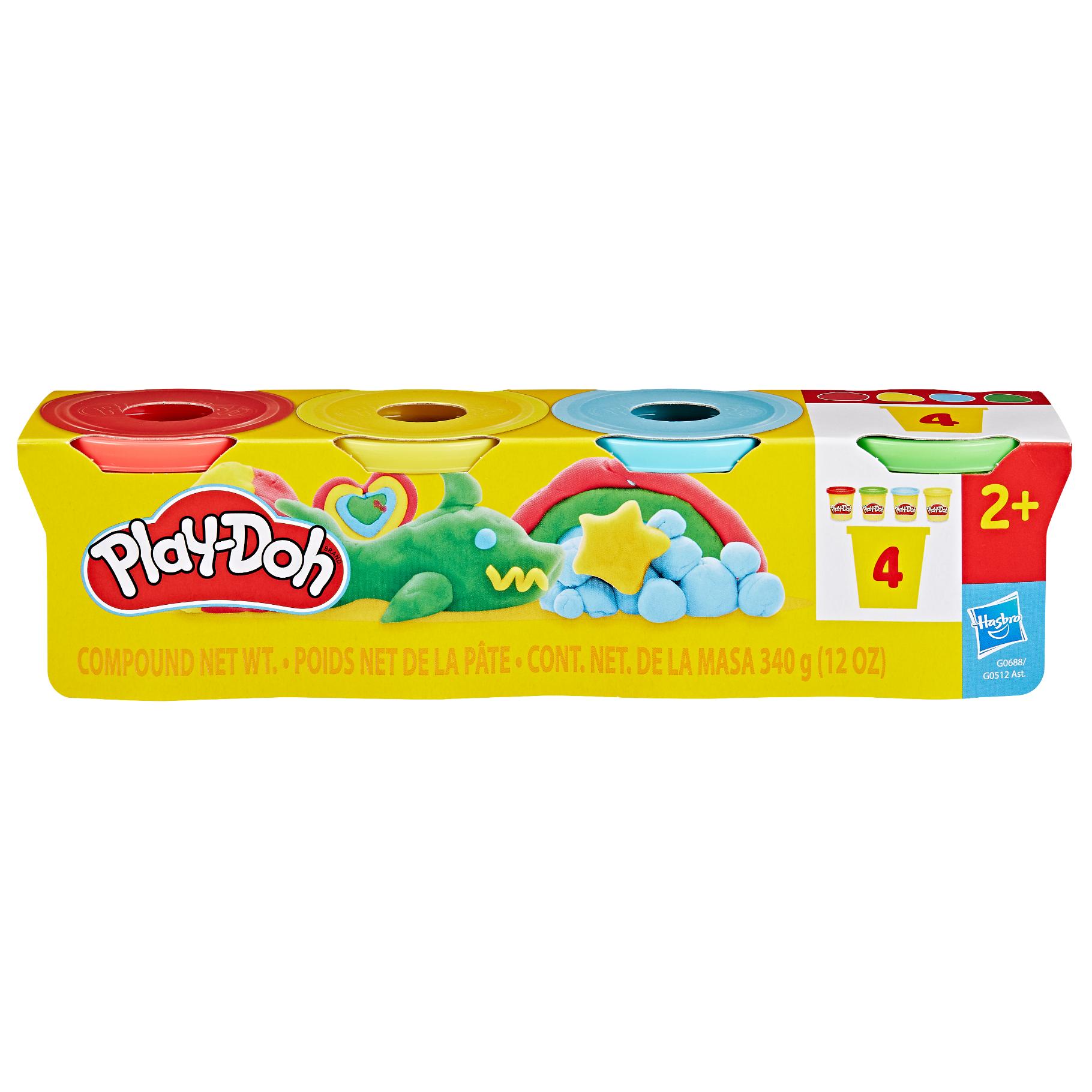 Top1Toys Play-Doh classic colours 4 pack new