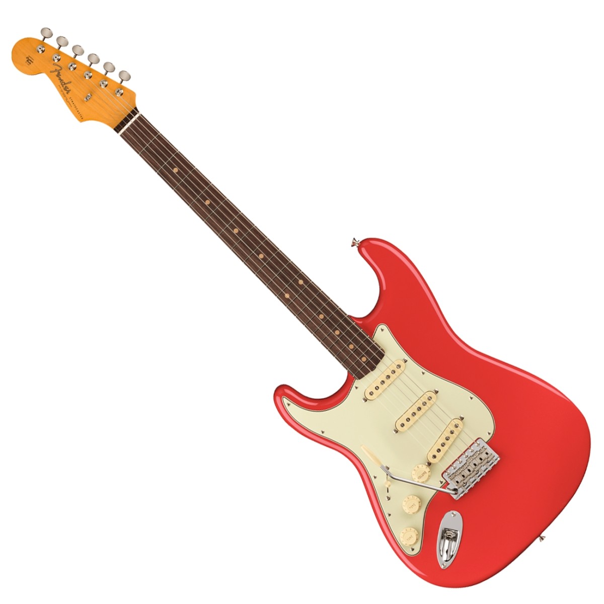 Fender American Vintage II 1961 Stratocaster Left Handed Fiesta Red