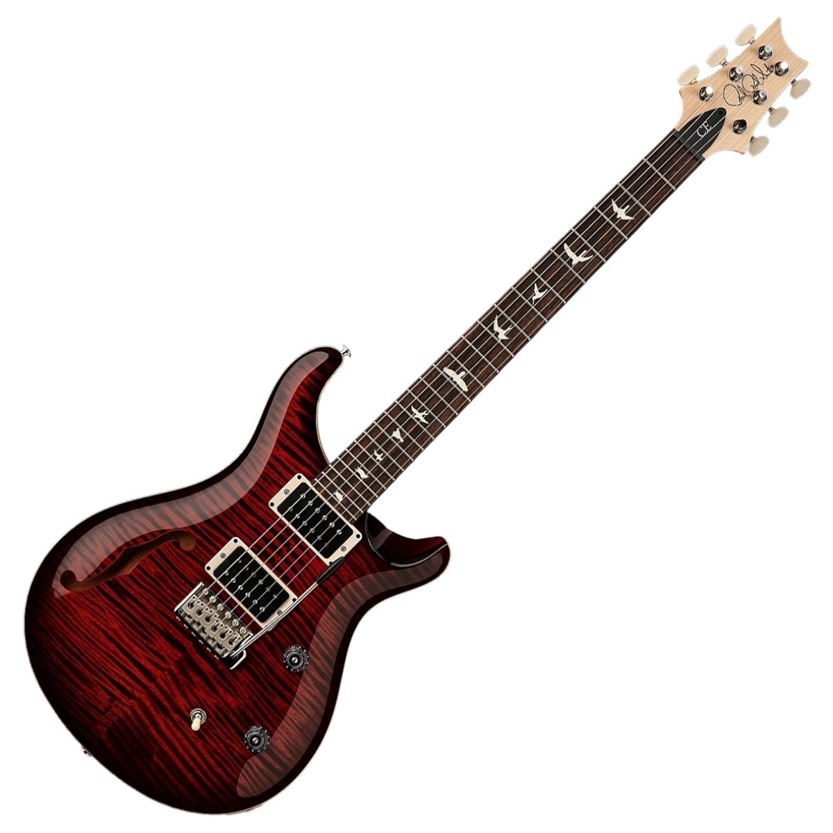 Paul Reed Smith PRS CE24 Semi Hollow Fire Red Burst