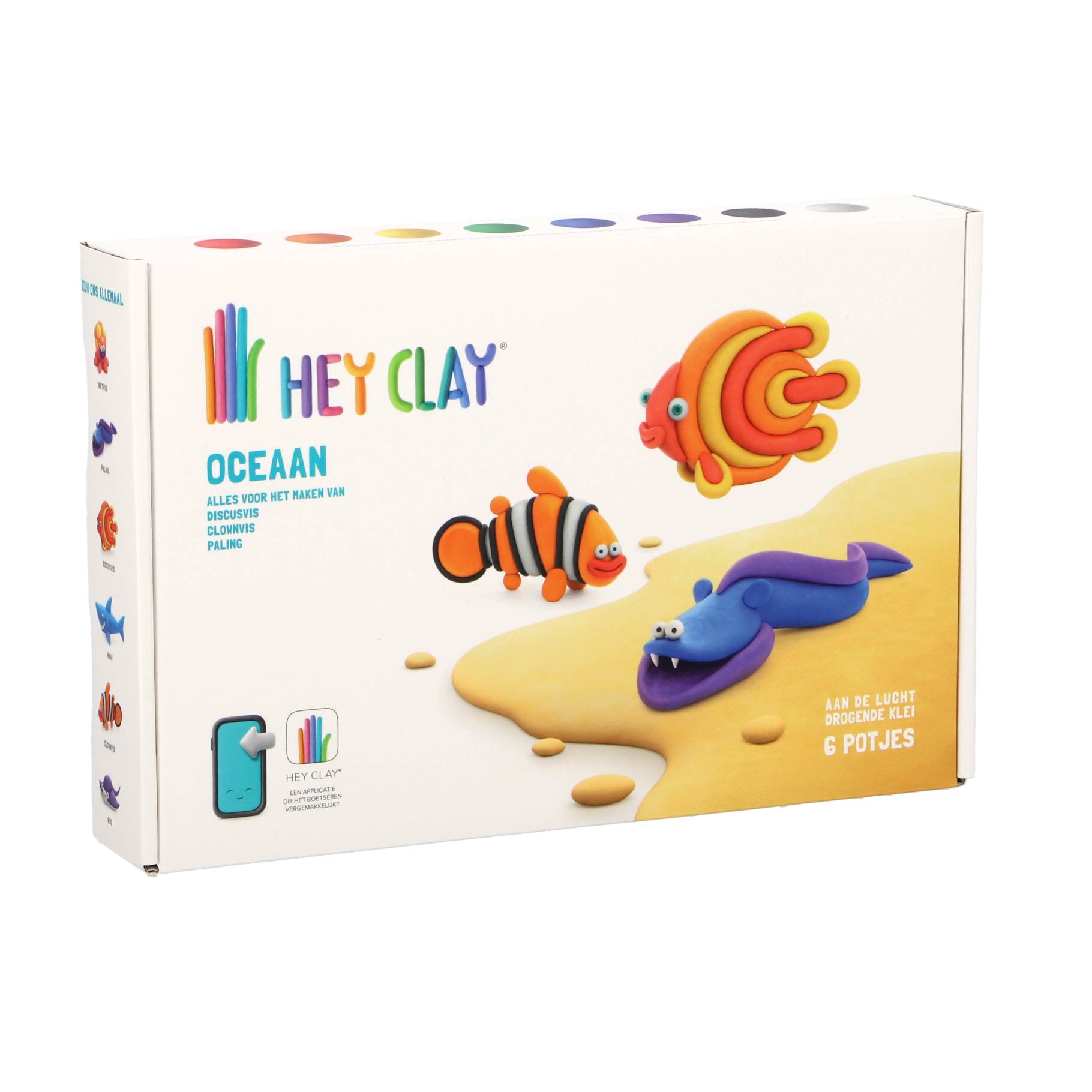 Top1Toys Hey clay klei Oceaan 3 figuren