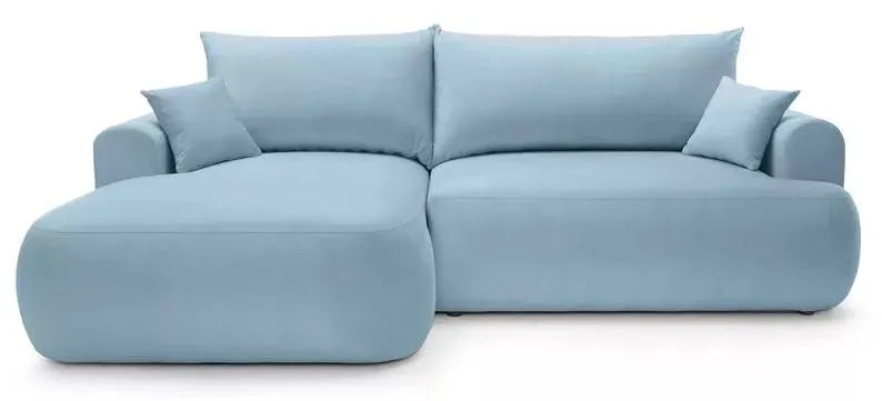 NADUVI Collection Hoekslaapbank Philipa links met opbergvak velvet | 